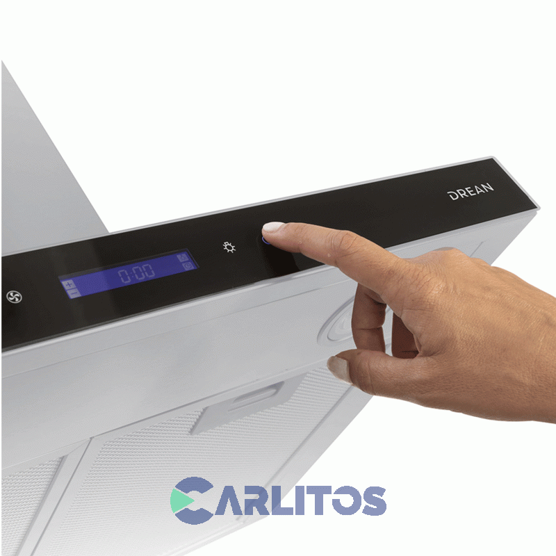 Campana Extractora Drean Frente Recto Acero Inoxidable 60 Cm Crdr60ia