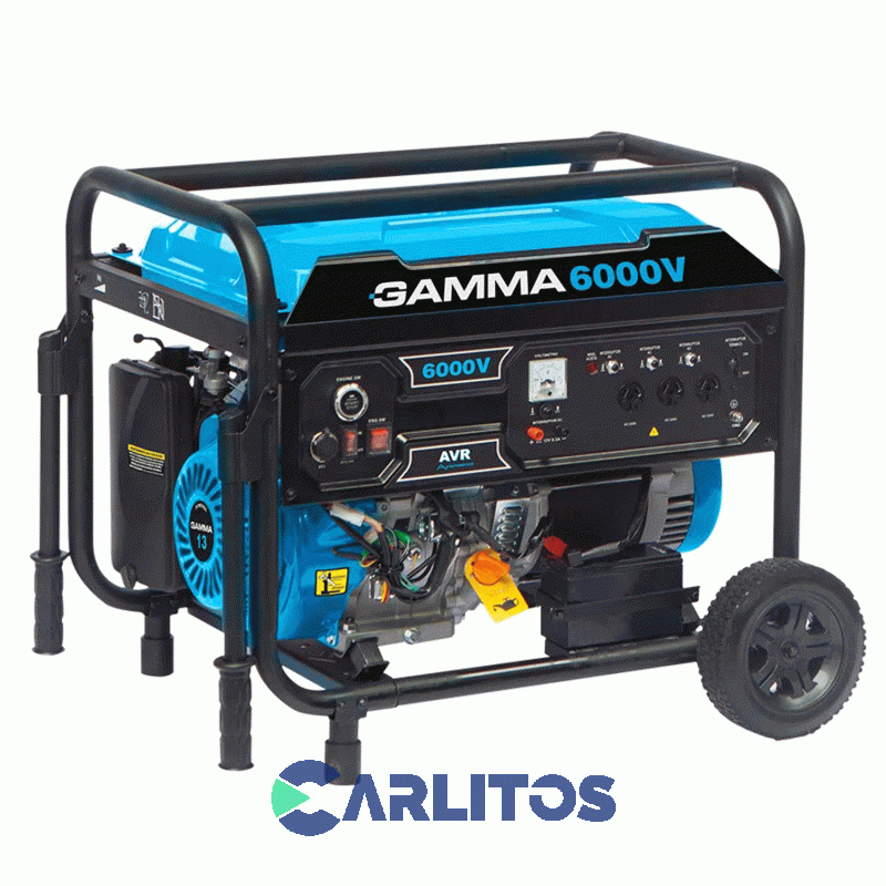 Generador Electrico Gamma Monofasico 6000 Watts Ge3481ar