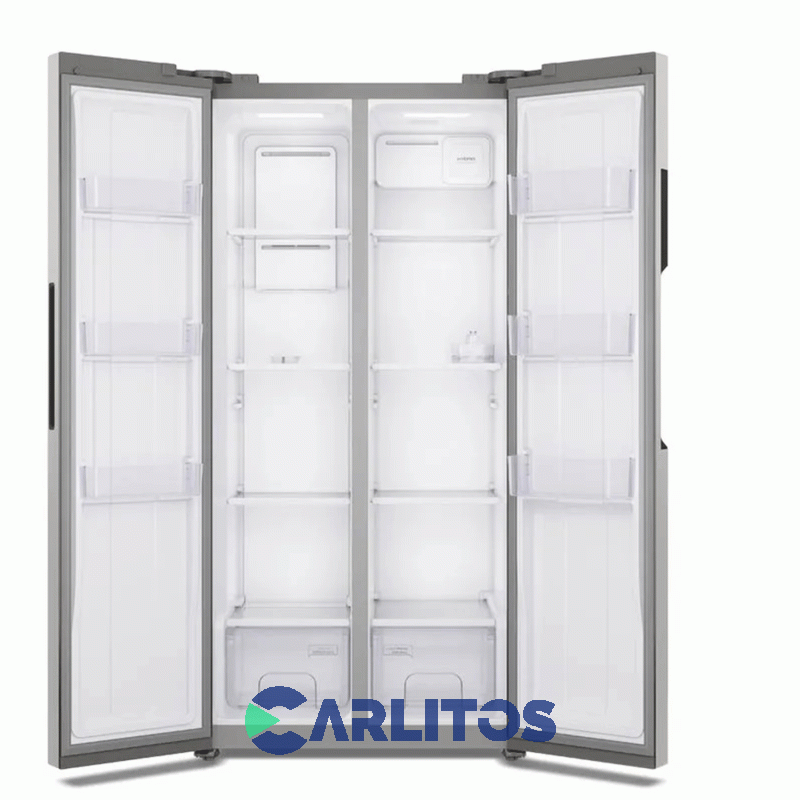 Heladera No Frost Side By Side Gafa Inverter 451 Litros Acero Inoxidable Hgsbs457x