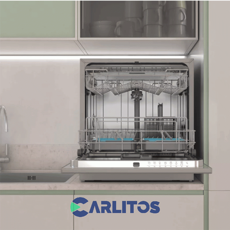 Lavavajilla Candy Inverter 8 Cubiertos Gris Cp8f9ffa-12