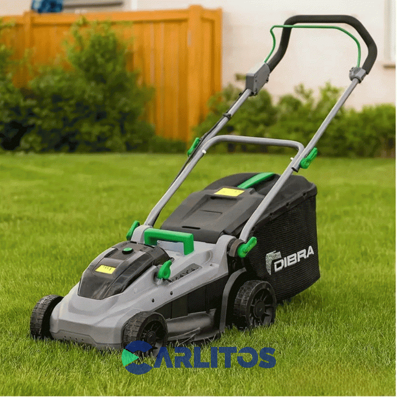Cortadora De Cesped Inalambrica Dibra 2 x 20 V Con Recolector-6 P.Corte Tt-blm370-c