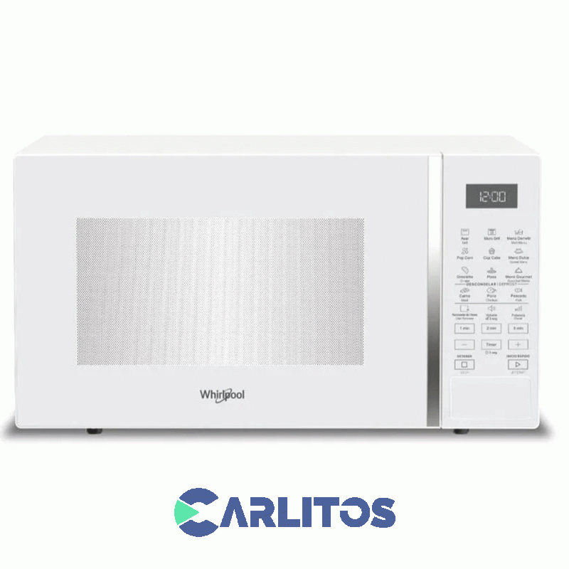 Microondas Con Grill Whirlpool Digital 30 Litros Blanco Wmg30bz