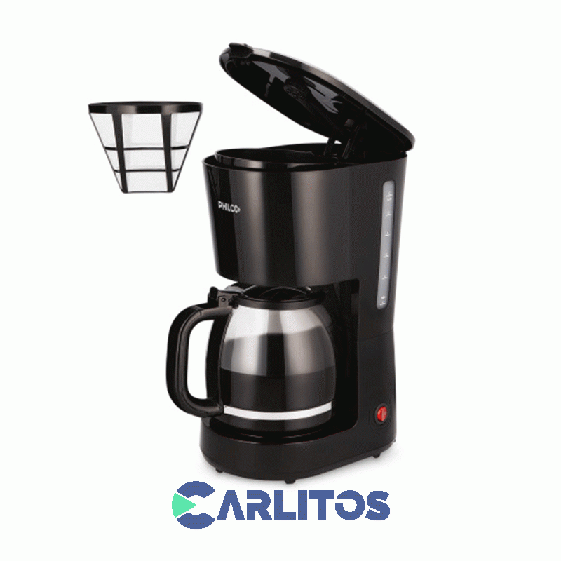 Cafetera Philco Con Jarra De Vidrio Negra Caph9416bp