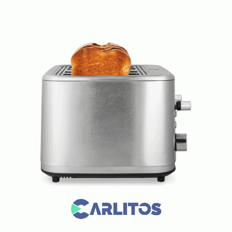 Tostadora Electrica Atma Digital Acero Inoxidable - 4 Ranuras To9000ip