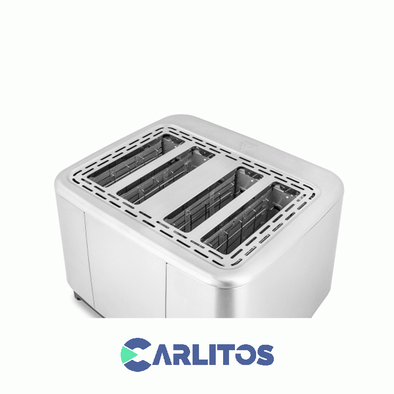 Tostadora Electrica Atma Digital Acero Inoxidable - 4 Ranuras To9000ip
