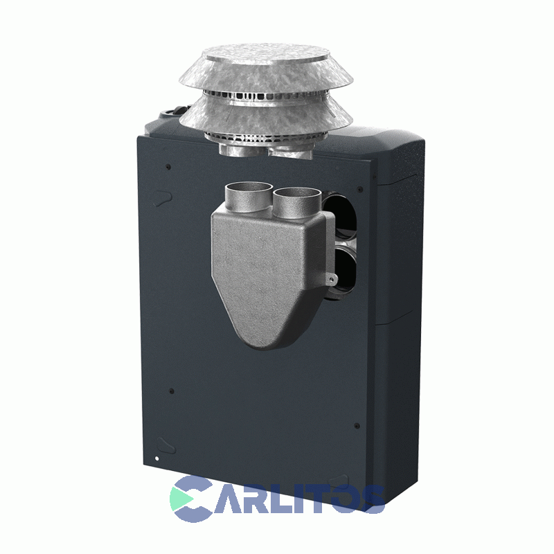 Calefactor Peltre Acero 4000 Kc Tbu Salida Izquierda Multiga Coppens C40uipam