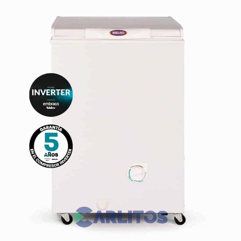 Freezer Horizontal Inelro Inverter 135 Litros Blanco Fih-130 A+