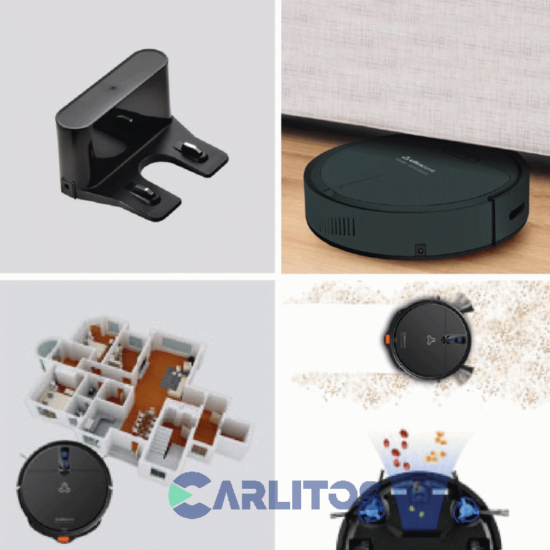 Aspiradora Y Mopeadora Robot Sistema Sin Bolsa Ultracomb As6062