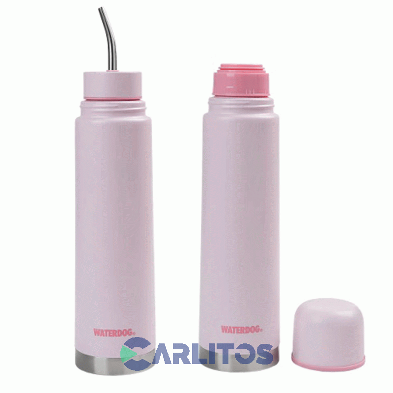Termo Automate Waterdog 2 En 1 Acero Inoxidable 700 CC Rosa Yunta700pk