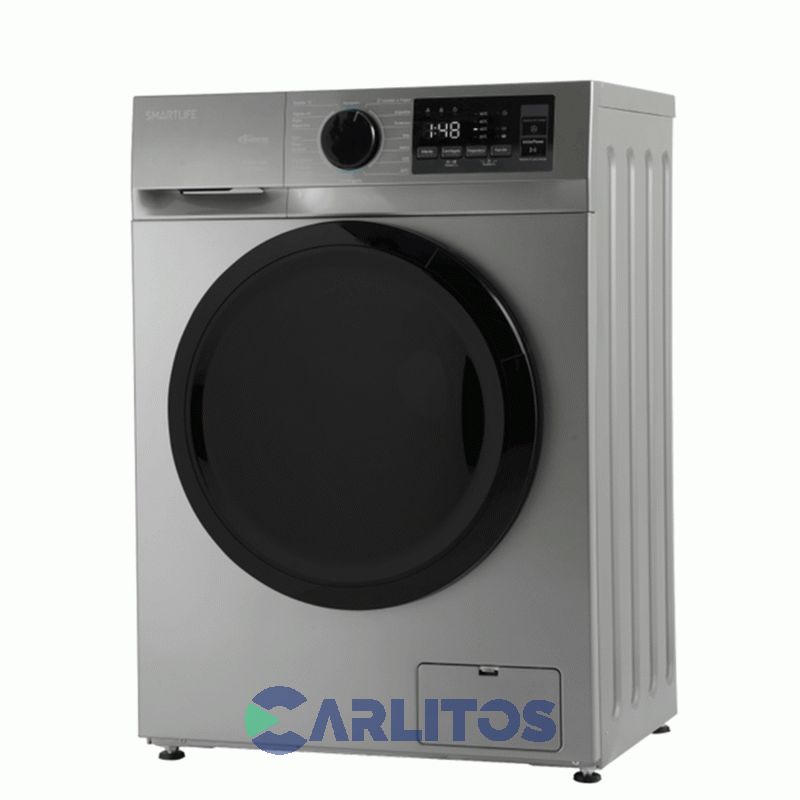 Lavarropa Carga Frontal Smartlife Inverter 8 KG 1400 Rpm Gris Sl-wmI081400g