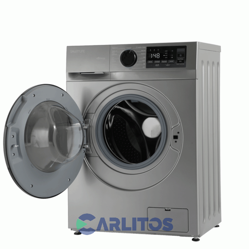 Lavarropa Carga Frontal Smartlife Inverter 8 KG 1400 Rpm Gris Sl-wmI081400g