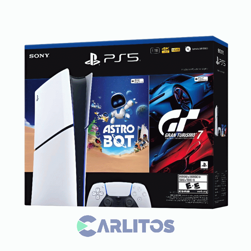 Consola De Videojuegos Sony Playstation 5 Digital Con Gt7 Y Astro Bot Ps5