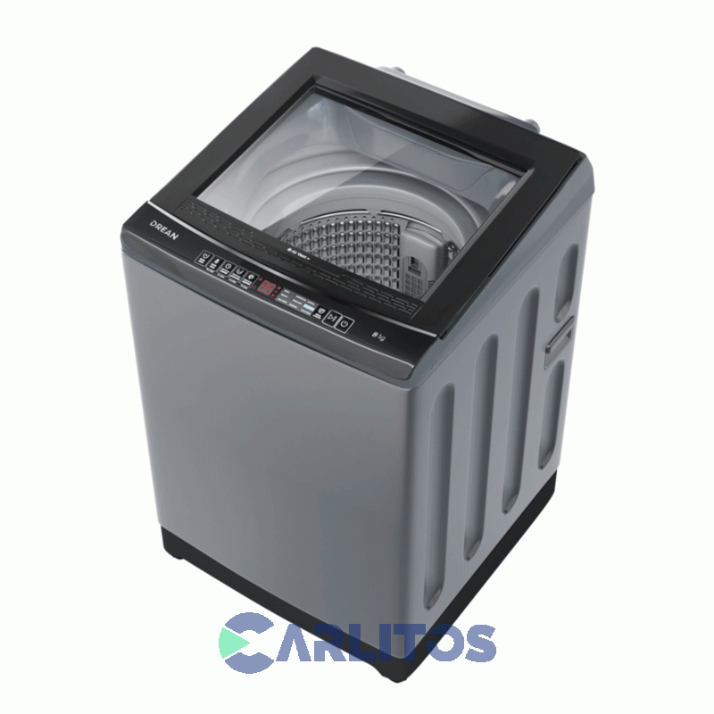 Lavarropa Carga Superior Drean 8 KG - 660 RPM Gris Lpdr0865ilg
