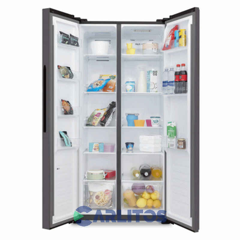 Heladera No Frost Side By Side Philco Inverter 428 Litros Negra Phsb450n