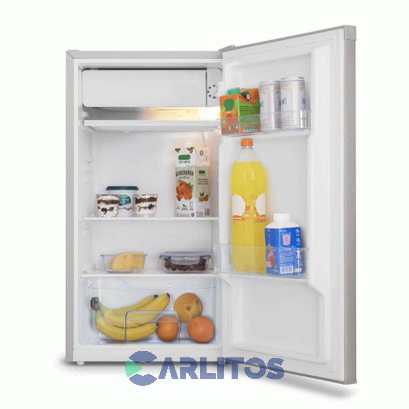 Heladera Bajo Mesada Philco Con Congelador 90 Litros Plata Phbm093p2