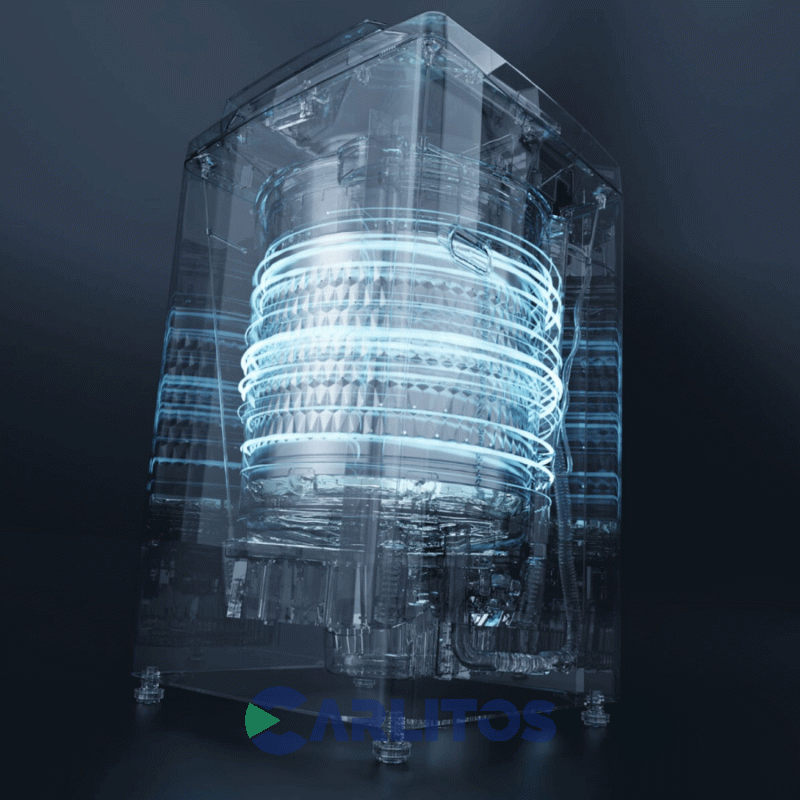 Lavarropa Carga Superior Drean 6.5 KG 800 RPM Gris Concept Neo Fuzzy 658 G