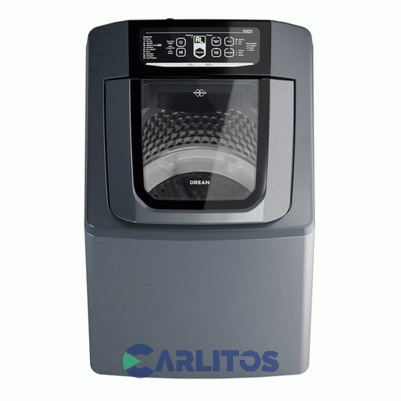 Lavarropa Carga Superior Drean 6.5 KG 800 RPM Gris Concept Neo Fuzzy 658 G