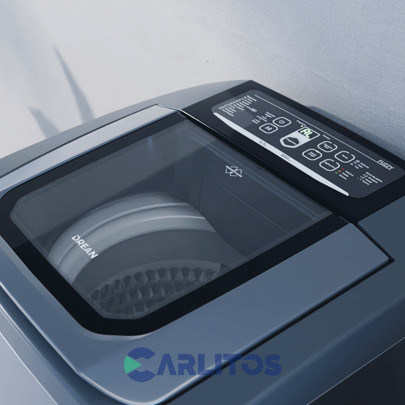 Lavarropa Carga Superior Drean 6.5 KG 800 RPM Gris Concept Neo Fuzzy 658 G