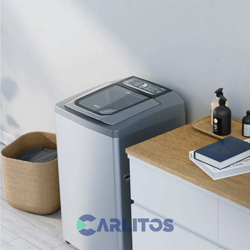 Lavarropa Carga Superior Drean 6.5 KG 800 RPM Gris Concept Neo Fuzzy 658 G