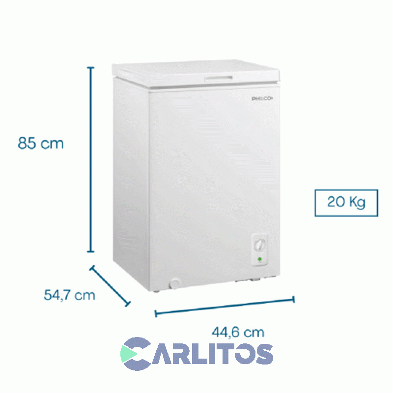 Freezer Horizontal Philco 100 Litros Inverter Blanco Phch099bi