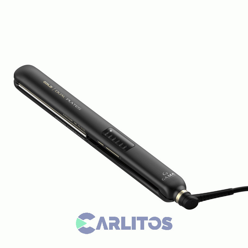 Planchita De Pelo Ga.Ma CP14 Led Digital Dual Plate Gold