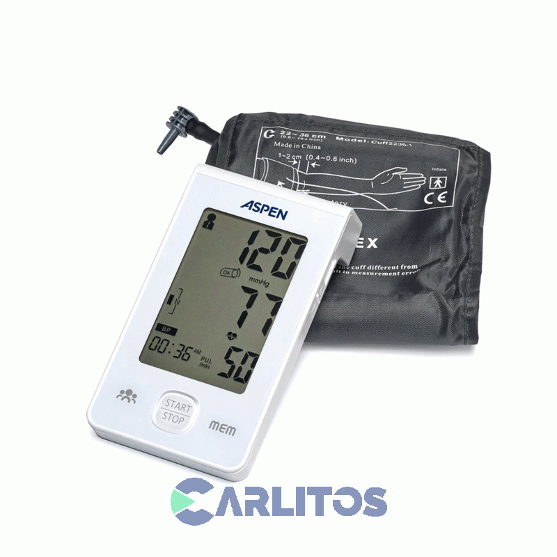 Tensiómetro Digital De Brazo Con Inflado Automático Aspen Dbp-6177