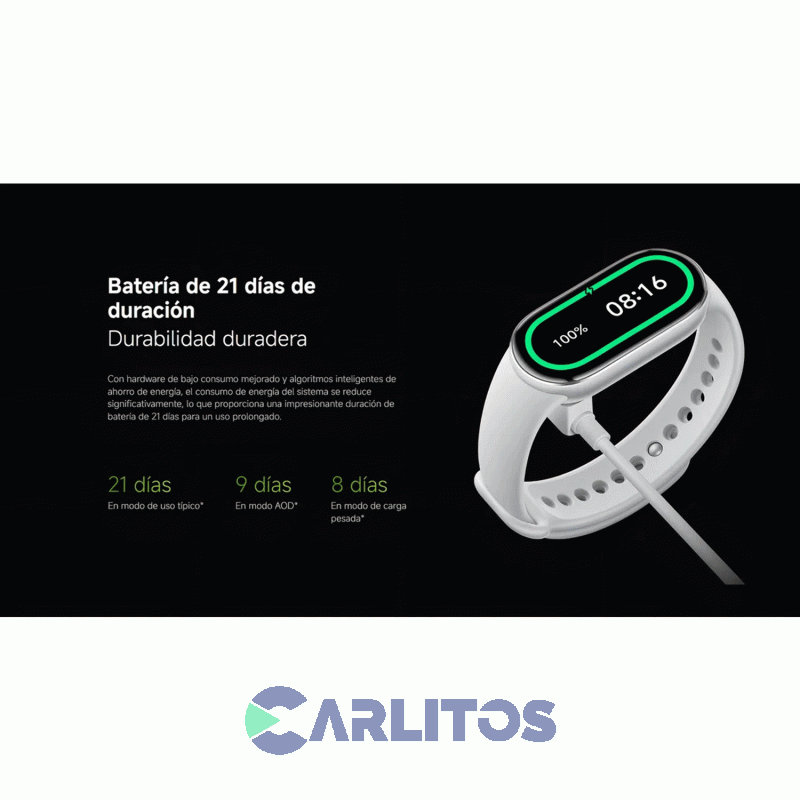 Reloj Inteligente Xiaomi Smart Band 10 Bhr07pygl Negro