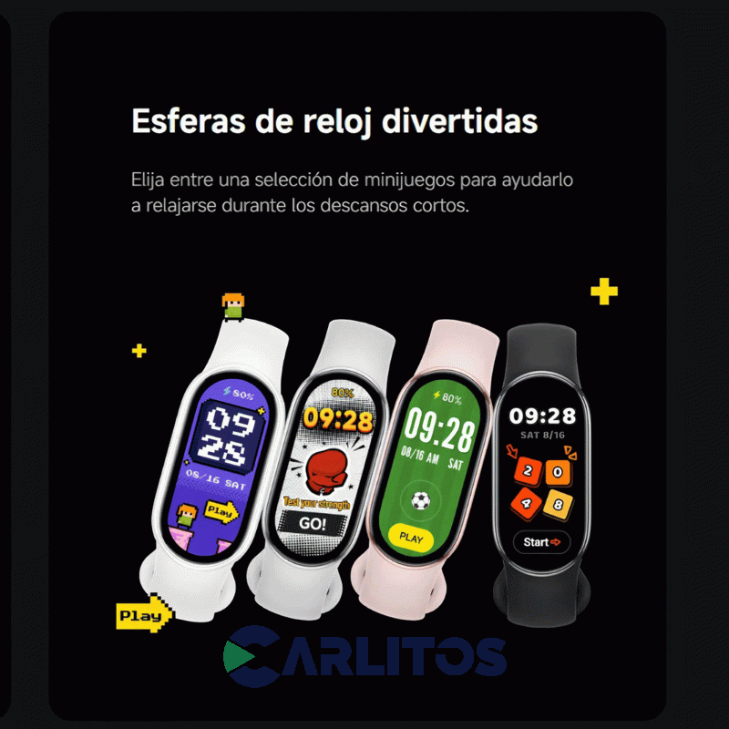 Reloj Inteligente Xiaomi Smart Band 10 Bhr07pygl Negro