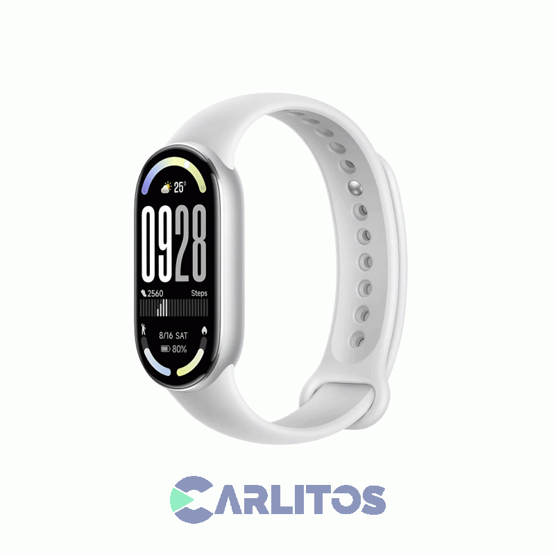 Reloj Inteligente Xiaomi Smart Band 10 Bhr07psgl Glacier Silver