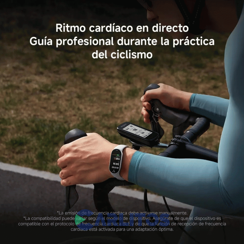 Reloj Inteligente Xiaomi Smart Band 10 Bhr07psgl Glacier Silver