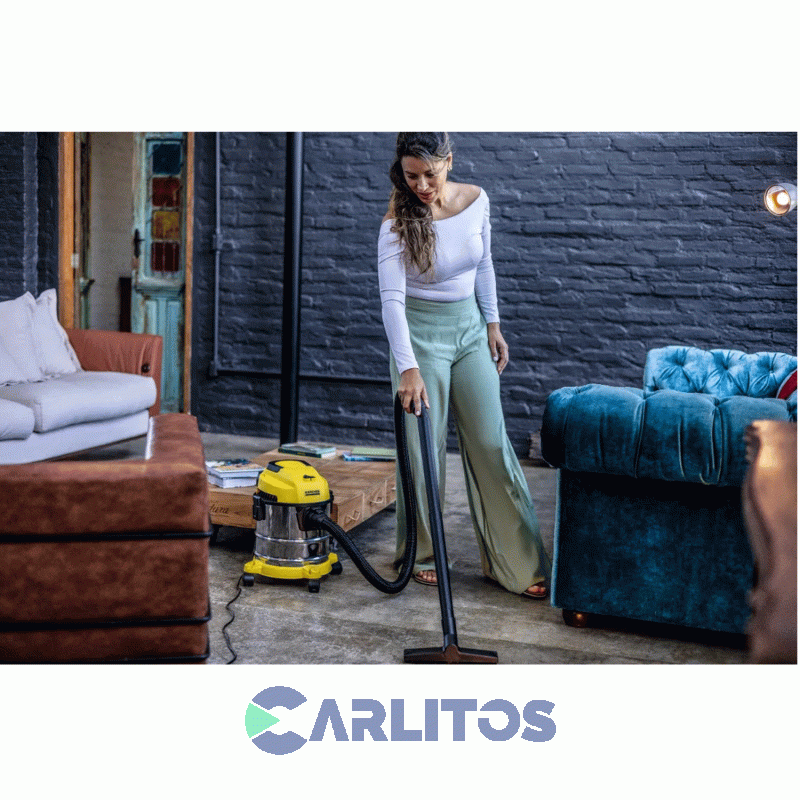 Aspiradora Sistema Seco Humedo Karcher 1000 Watts Wdl 1s