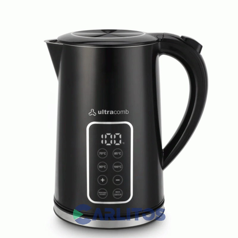 Pava Eletrica Digital Ultracomb Negra Pe4930