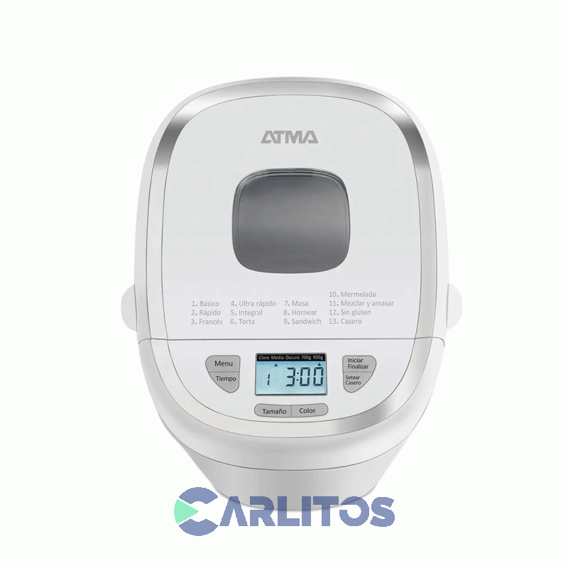 Horno Electrico Atma De Pan Blanco Hpat24wp