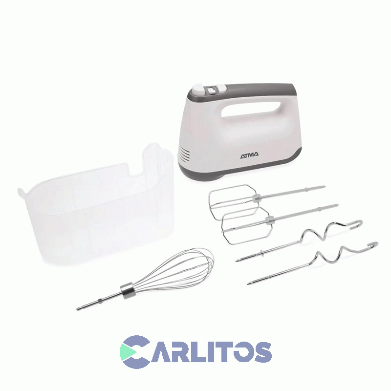 Batidora De Mano Atma 400 Watts - 6 Velocidades Bm8739ap