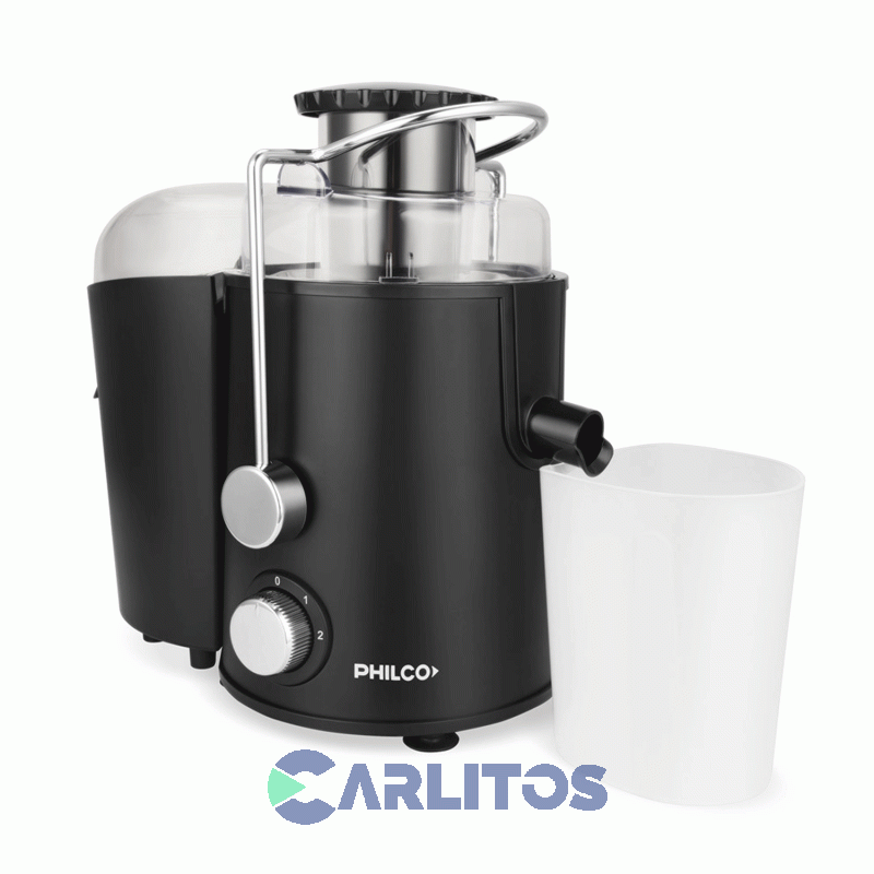 Extractor De Jugos Electrico Philco 400 Watts Negro Juph21bp