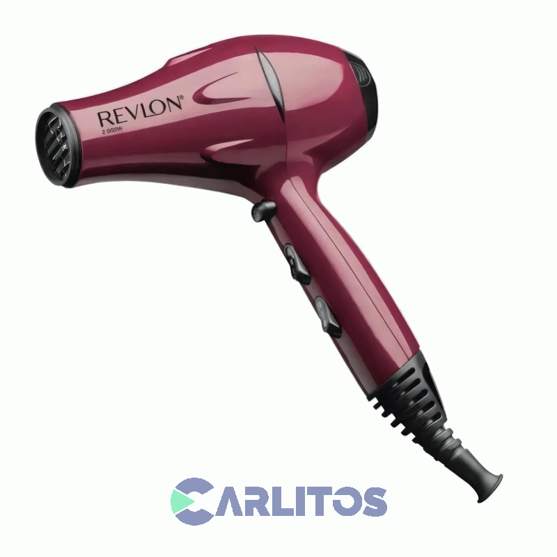 Secador De Pelo 2000 Watts Revlon + Planchita De Pelo Beuty Set Rvdr5230la2av1