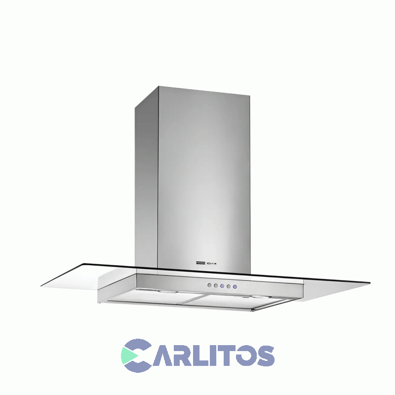 Campana Extractora Spar Vetro Acero Inoxidable Y Vidrio 60 Cm 6341-025