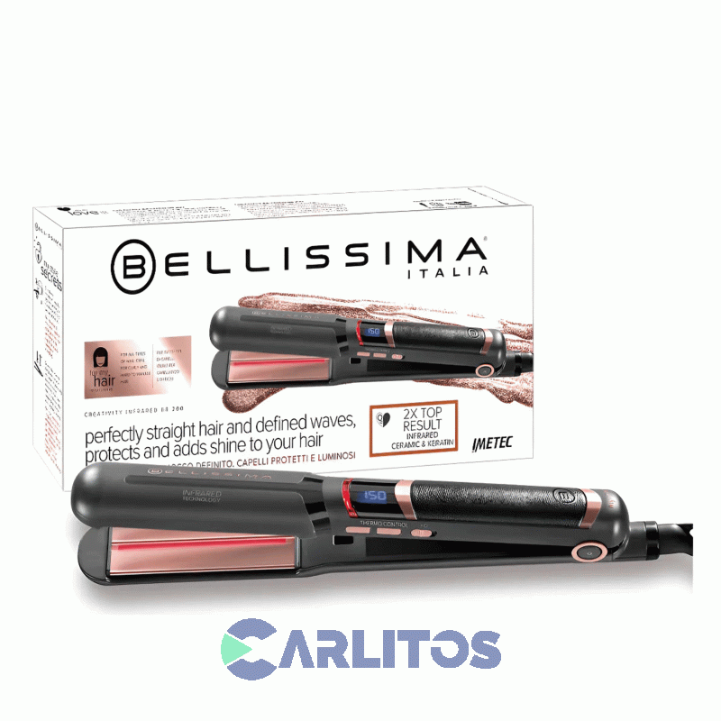 Planchita De Pelo Imetec Bellissima Creativity Infrared 11890 B8 200