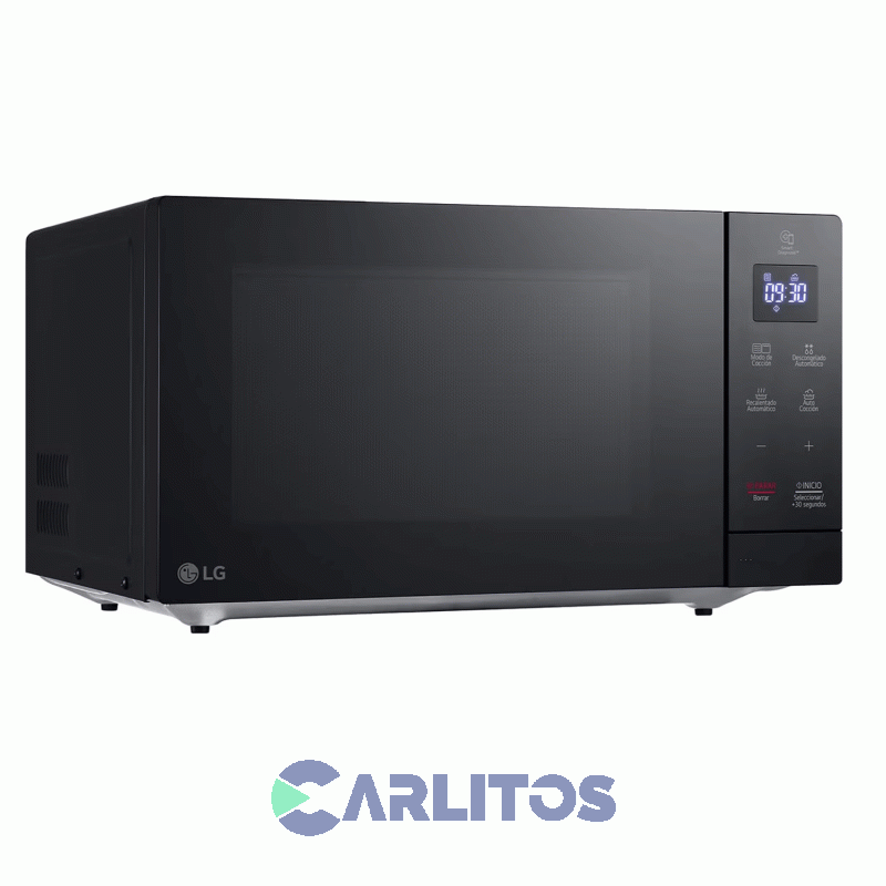 Microondas Digital Con Grill Lg 30 Litros Negro Mh7032jas