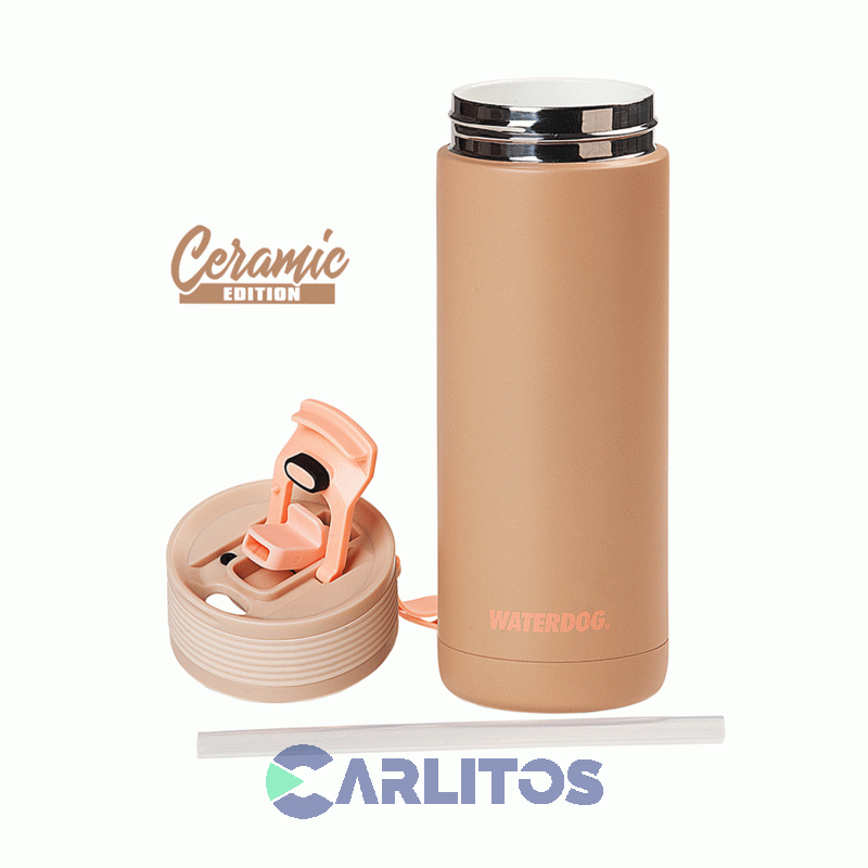 Botella De Acero Inoxidable Waterdog 590 Cc Bonnie590ca Camel