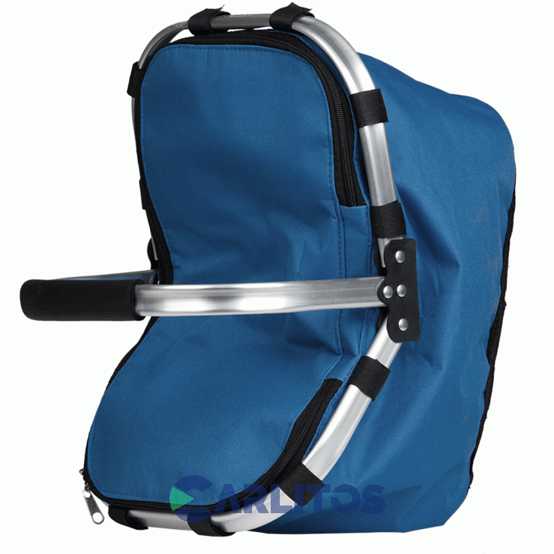 Canasta De Picnic Plegable Termica Waterdog Azul