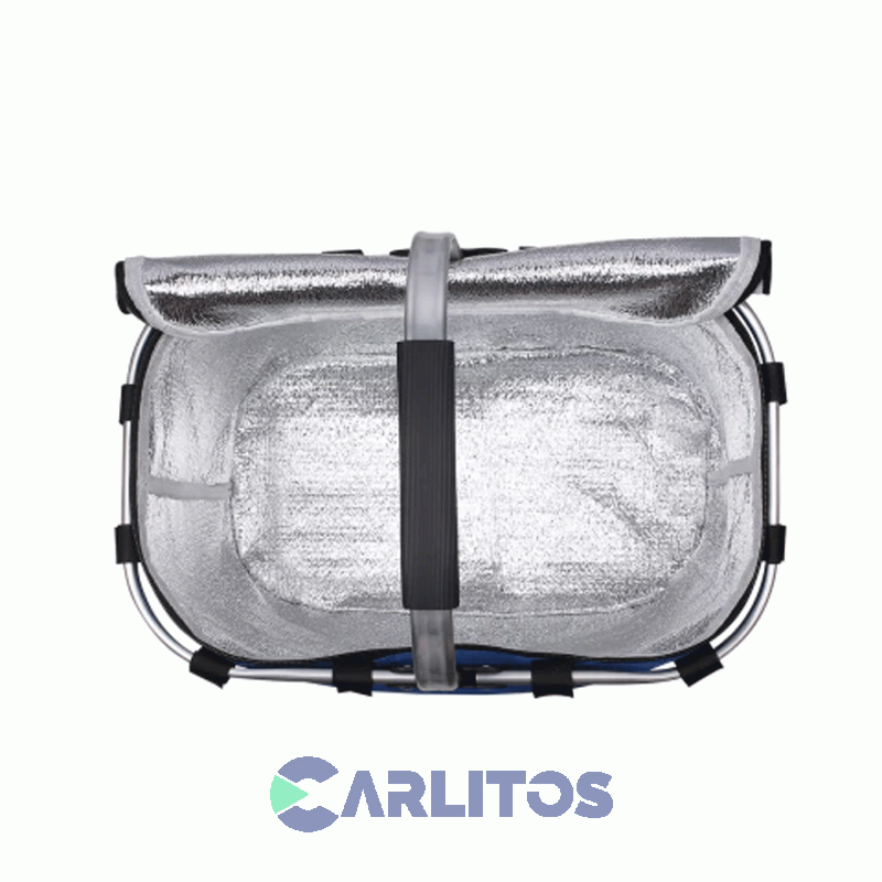 Canasta De Picnic Plegable Termica Waterdog Azul