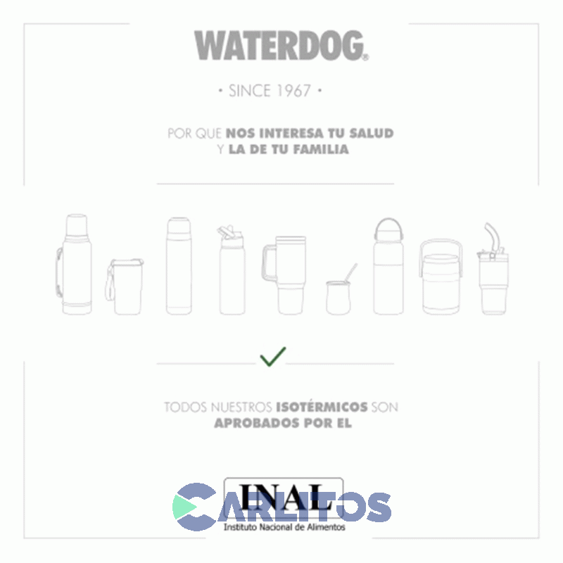 Vaso Waterdog Oliver450yw Amarillo