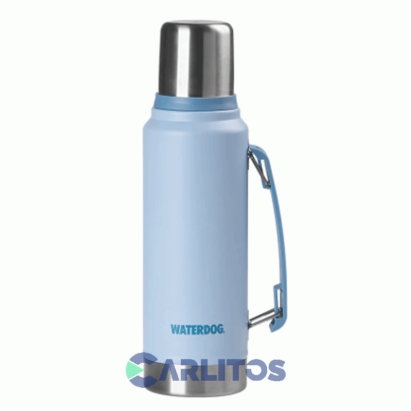 Termo De Mate Waterdog Con Manija 1 Litro Ombu Azul Aero