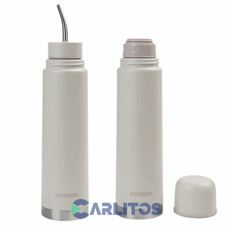 Termo Automate Waterdog 2 En 1 Acero Inoxidable 700 CC Ceniza Yunta700cz