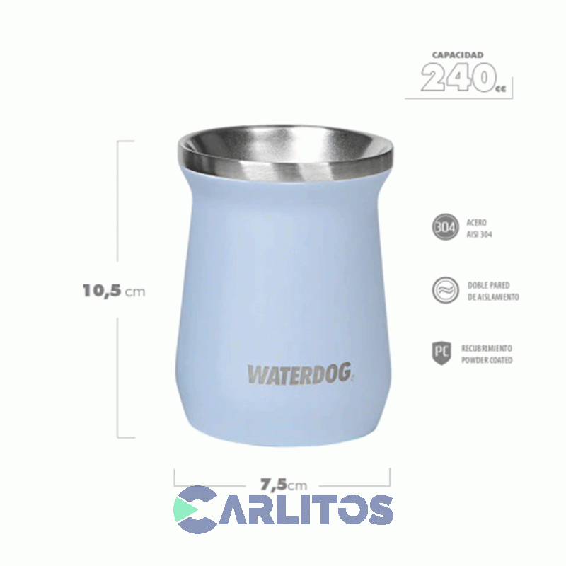 Mate Waterdog Legendario Clásico 240 Ml Zoilo240lv Lavanda
