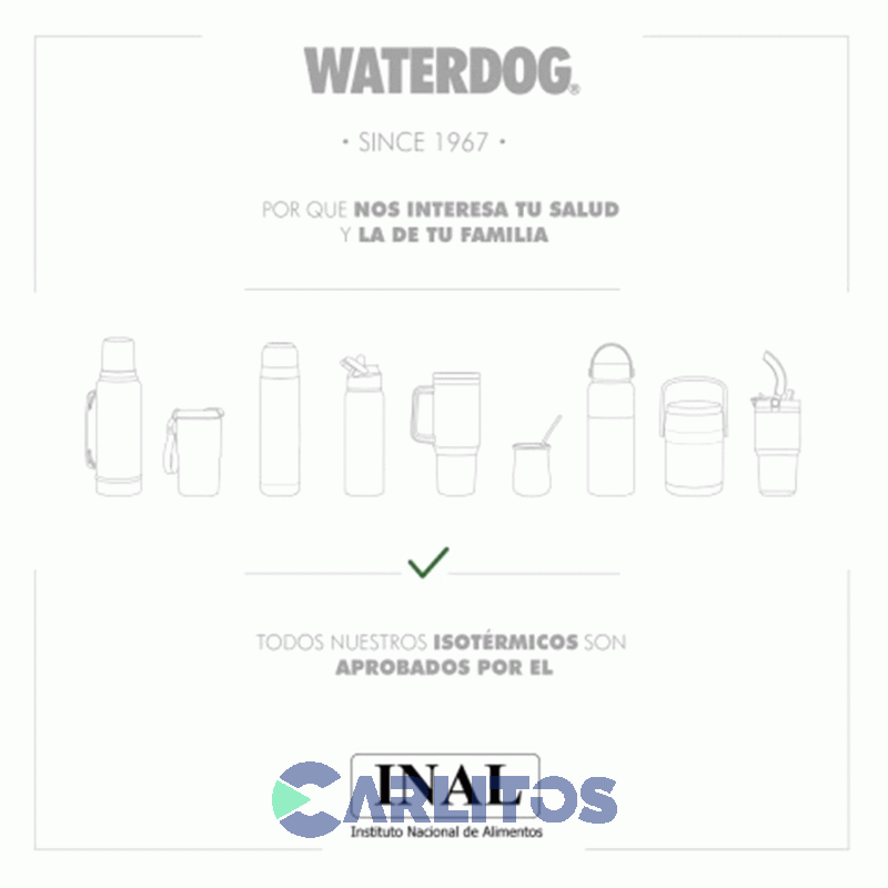 Mate Waterdog Legendario Clásico 240 Ml Zoilo240lv Lavanda