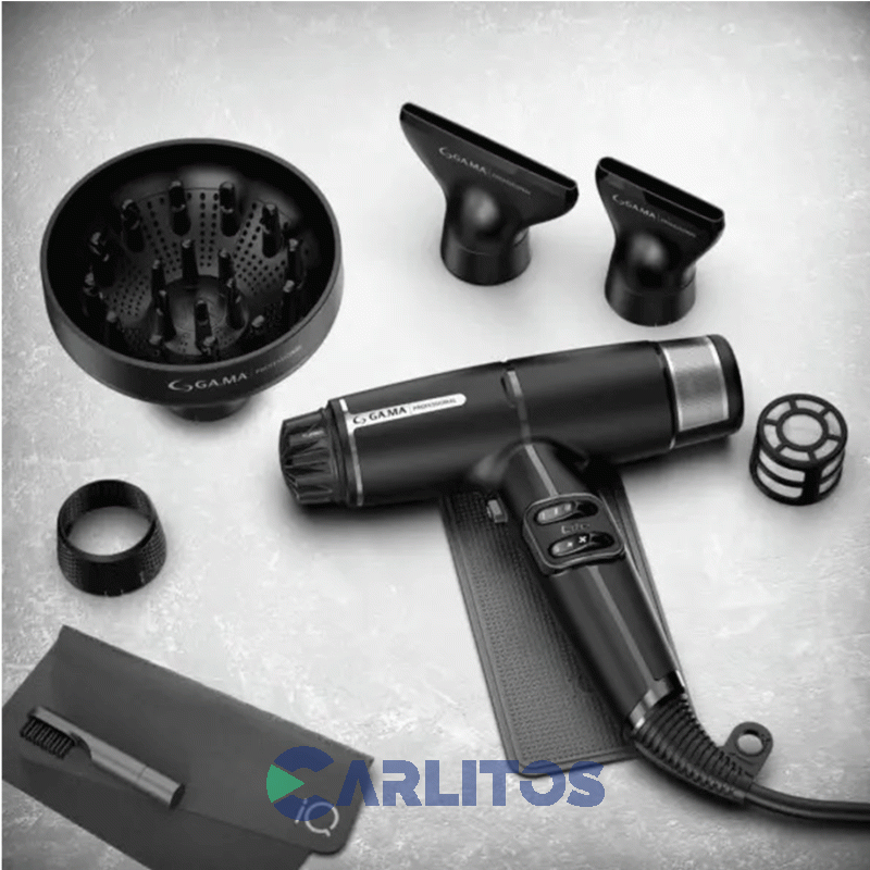 Secador De Pelo Ga.Ma Iq Lite 1600 Watts Black