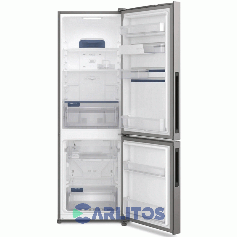 Heladera No Frost Electrolux Inverter 400 Litros Gris Plata Ib6s