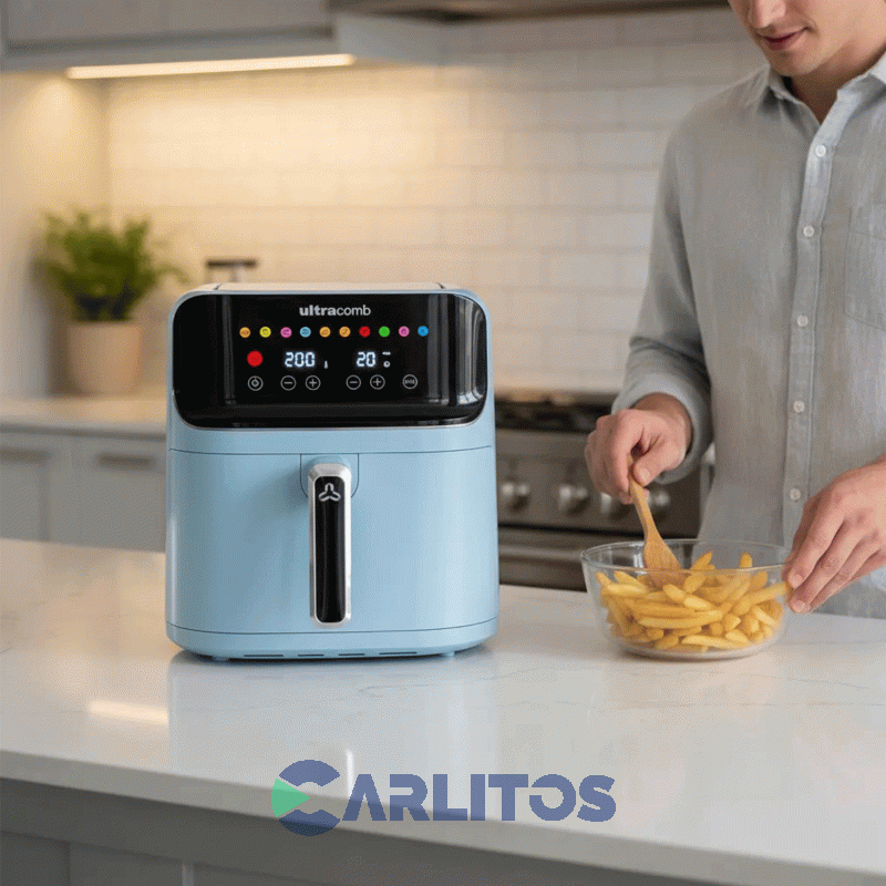 Freidora De Aire Ultracomb Fryer Celeste Fr8618